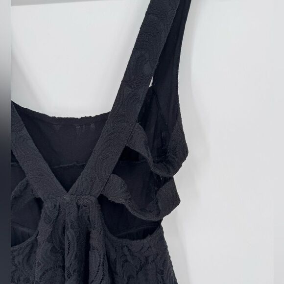 Free People Black Turn‎ Back Time Dress Size 0 - Picture 3 of 7
